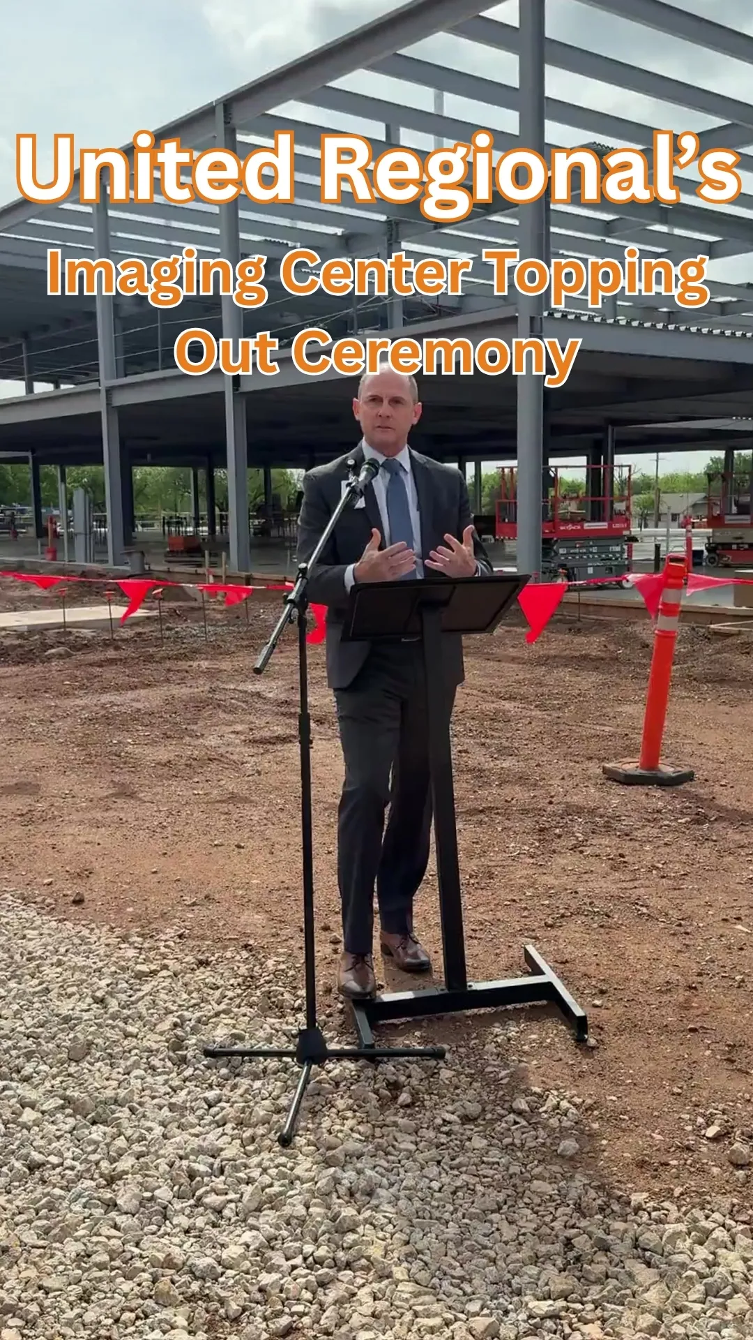 Imaging Center topping-out